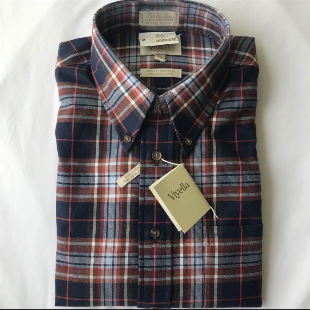 Viyella Men’s NWT Plaid Long Sleeve Sport Shirt